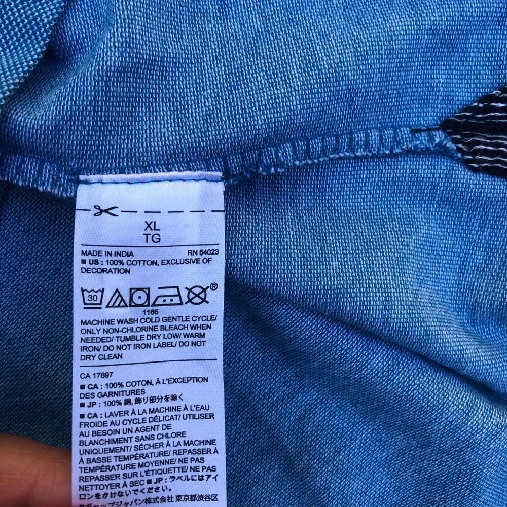 BANANA REPUBLIC Textured Polo Shirt Mens XL Blue Short Sleeve Collar 100% Cotton